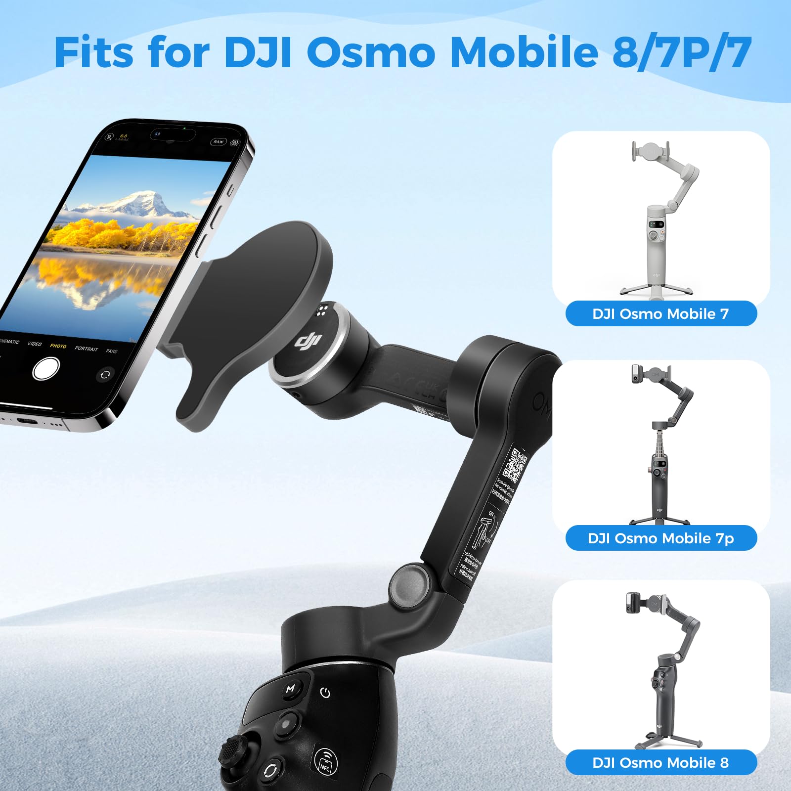 Amazon.co.jp: DJI Osmo Mobile 8 7P 7 スマートフォンジンバル