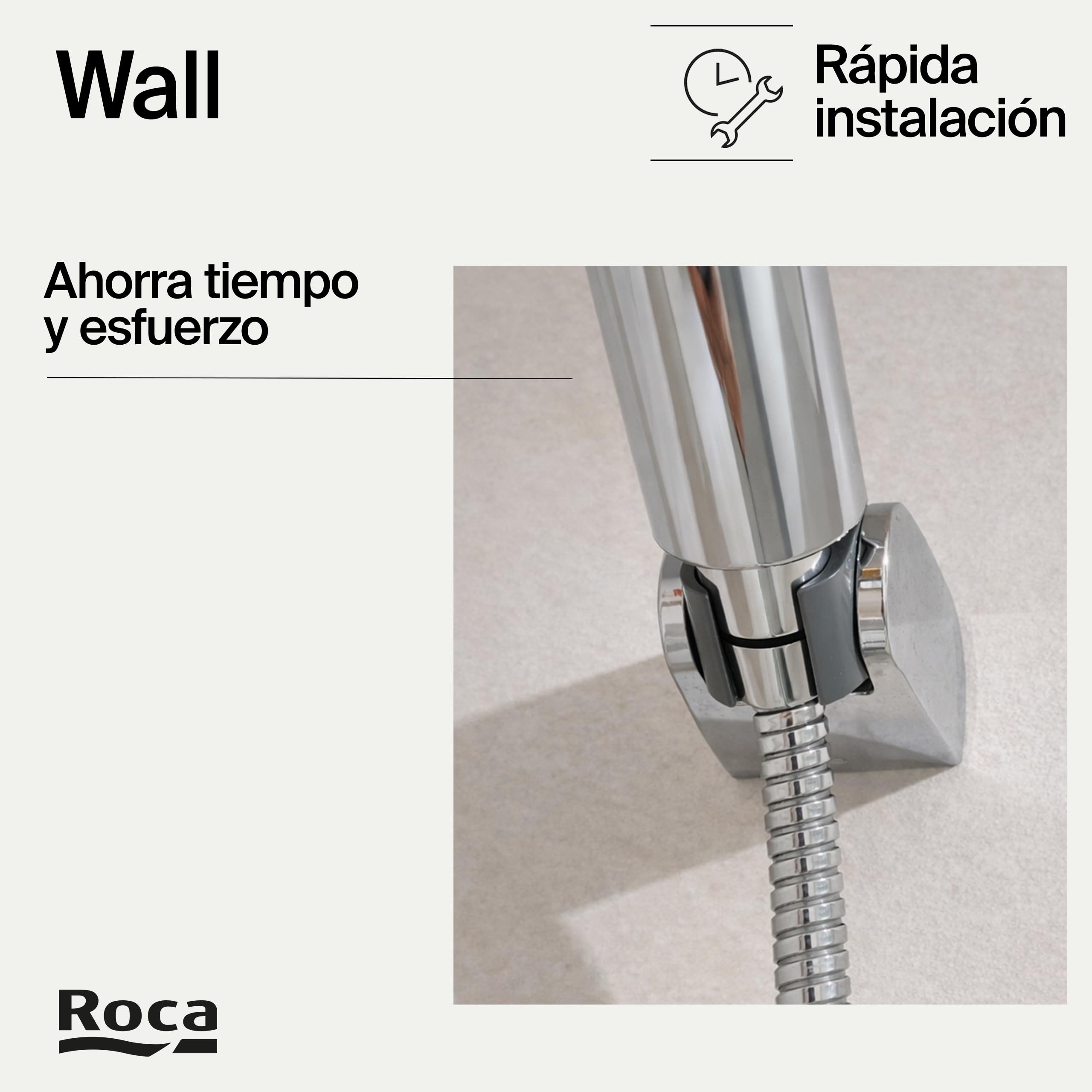 Roca,Wall,Soporte articulado para ducha de mano,A5B5350C00