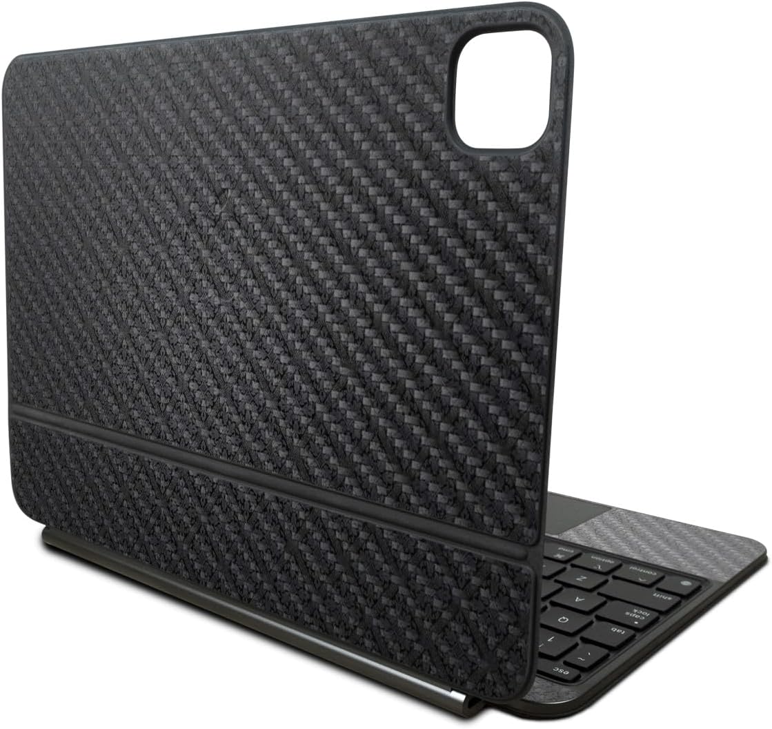 Carbon Fiber Skin Compatible with Apple Magic Keyboard for iPad Pro 11‑inch (M4) 2024 - Glamorous - Premium 3M Vinyl Protective Wrap Decal Cover - Easy to Apply | Crafted in The USA by MightySkins