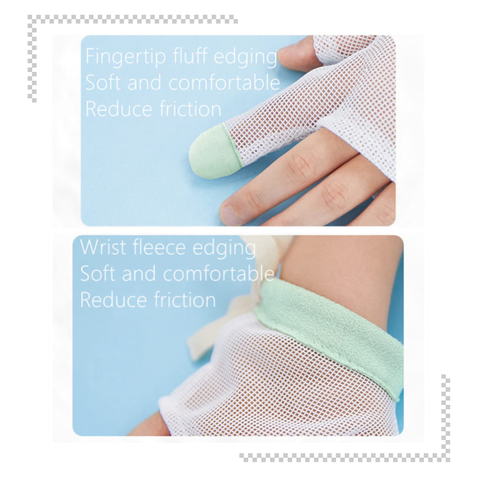 lesnhome Thumb Sucking Stop for Kids, Comfortable and Breathable Thumb Sucking Guard, Thumb