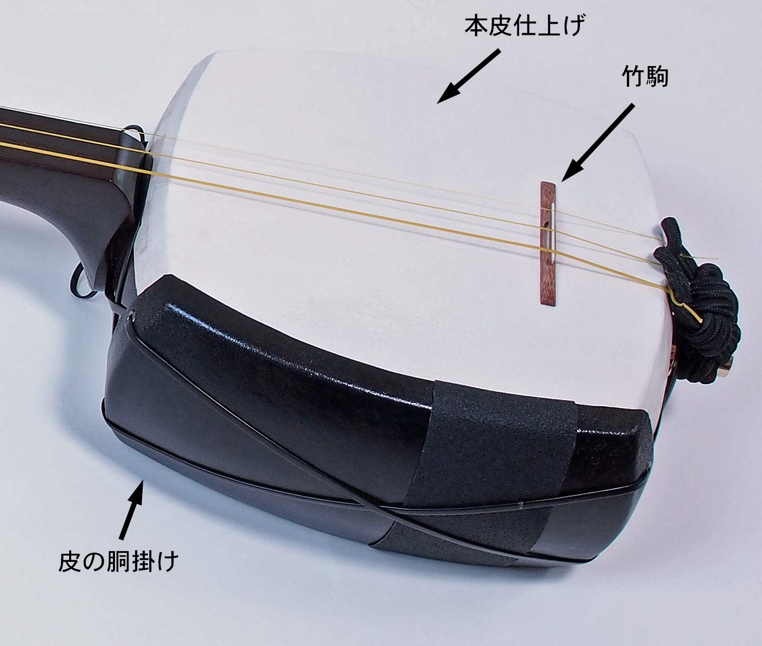 値下げ！三味線スタートセット【棹は紫檀・皮も上等】オンライン 