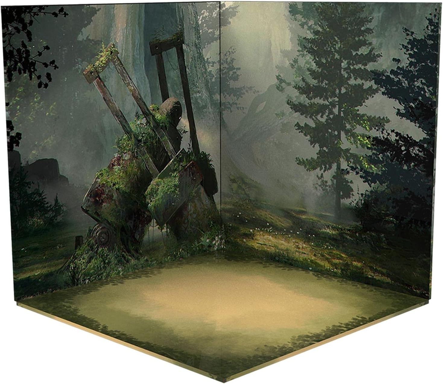 1:12 Backdrop Scene Layout Display Background Vehicle Model Showcase Diorama Organizer for Action Figures Diecast Car Dolls