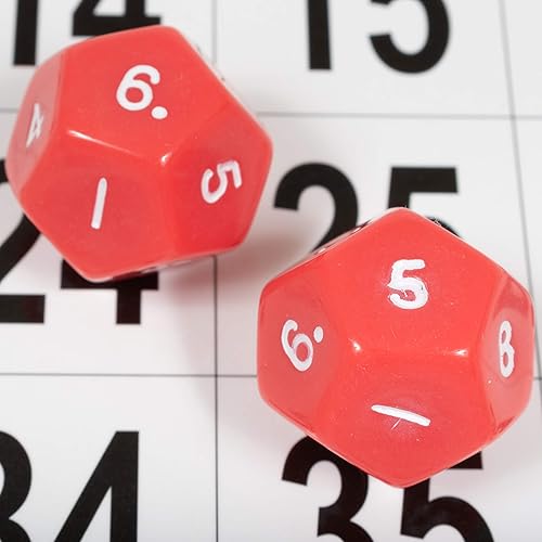 Miniatura 3 de LEARNING ADVANTAGE Dados de poliedros - 12 lados - Juego de 12 - Manipulativo práctico de matemáticas - Enseña la aritmética - Juegos de matemáticas