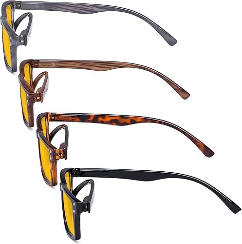 Miniatura 3 de Eyekepper Paquete de 4 lentes de filtro de luz azul que bloquean el deslumbramiento digital para mujeres y hombres, pantalla de lectura para