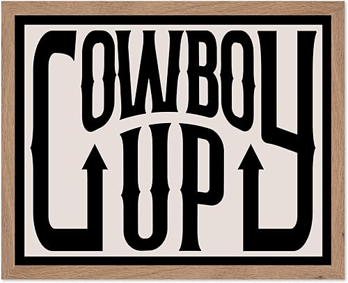 Miniatura 51 de Poster Master Póster artístico de diccionario, estampado retro de vaquero y caballo, arte del salvaje oeste, arte occidental, arte moderno, regalo