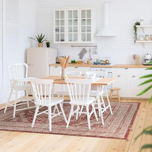 Miniatura 3 de LUXE WEAVERS Alfombra marroquí bohemia burdeos 6x9