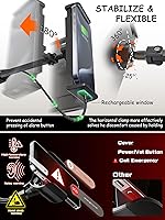 Vista 6 de Soporte plegable para tableta, soporte para tableta ajustable para cama, soporte flexible universal para tableta con rotación de 360 grados