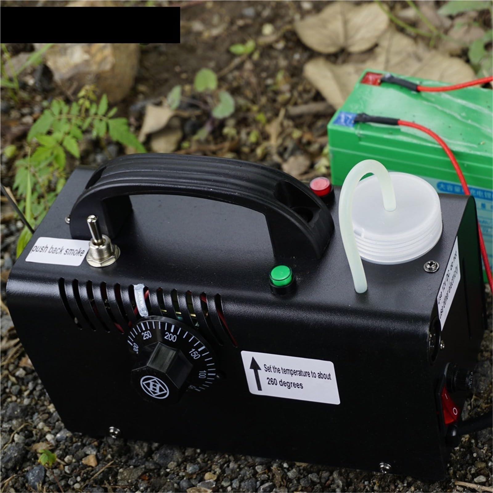 12V Maszyna do roztoczy i mgły, Urządzenie do fumigacji pszczół, Pszczelarstwo, Elektroniczny opryskiwacz o niskim poziomie atomizacji, Kontrola roztoczy