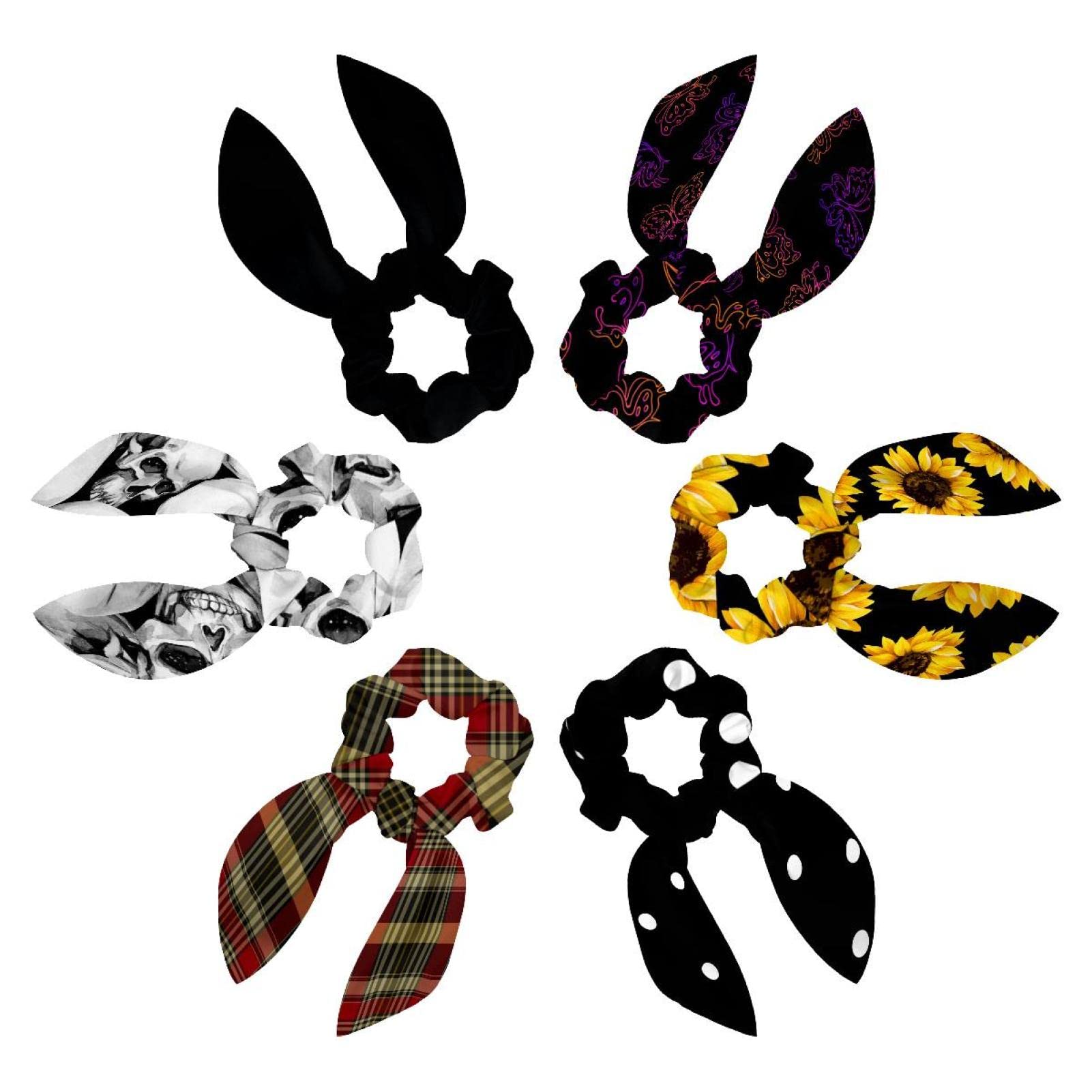 Chouchous pour cheveux papillon avec nœud mignon et ruban de queue doux - 14
