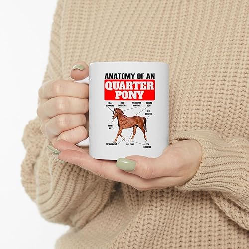 Miniatura 3 de Lovesout Divertida taza de café con diseño de castaño, 11 onzas, color blanco