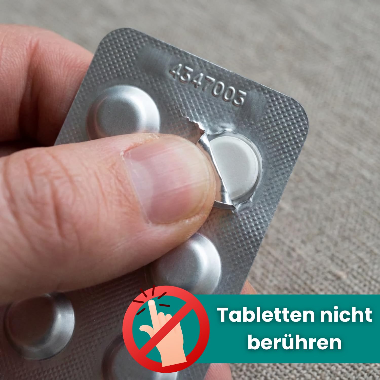 DPD 1 Rapid Tabletten Water-i.d. - Chlor-Testtabletten für Pool & Whirlpool - Schnell löslich für manuelle Pooltester - Made in Germany - Nicht für Photometer geeignet (500 Stück)