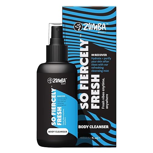 ZUMBA - Gel de baño sin enjuague - Gel de baño ideal sin enjuague - Spray corporal para después del entrenamiento para un lavado corporal sin agua -