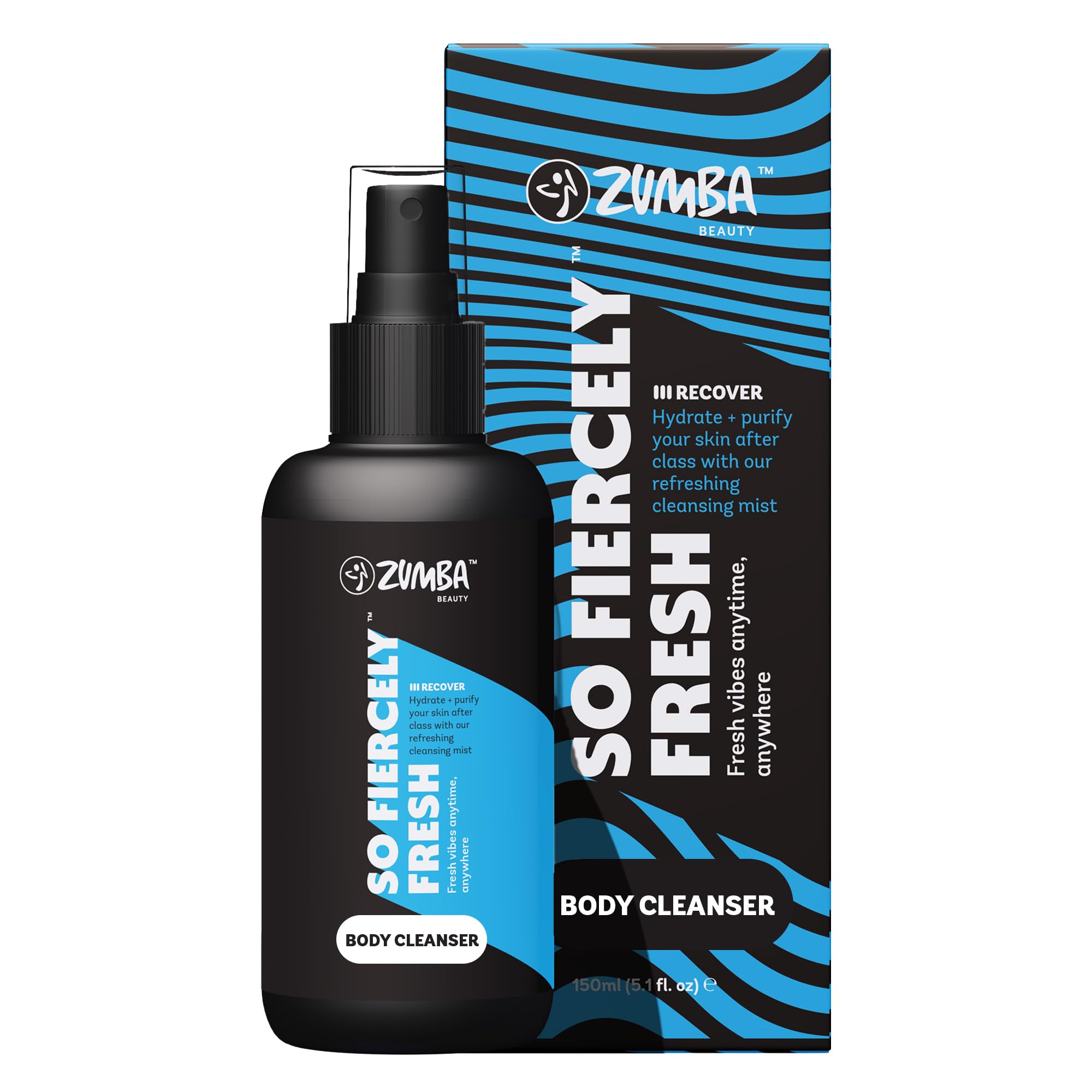 Waterless No Rinse Body Wash Spray - pH Balanced & Vegan-Friendly - Rinse Free Body Wash w/Aloe Vera for Sensitive Dry Skin - Women, Men & Elderly - Made in Germany, 5.1 Fl Oz