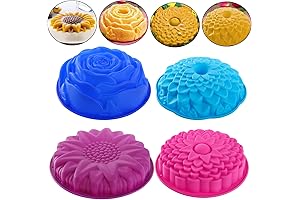 DEAYOU Silicone Cake Molds: Perfect for Effortless Baking Delights