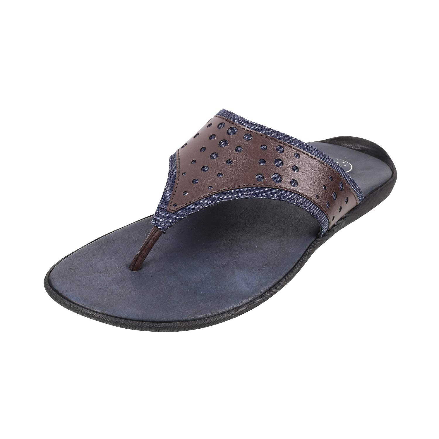 Men's Faux Leather Kolhapuri Inspired Stylish Sandals-image-42