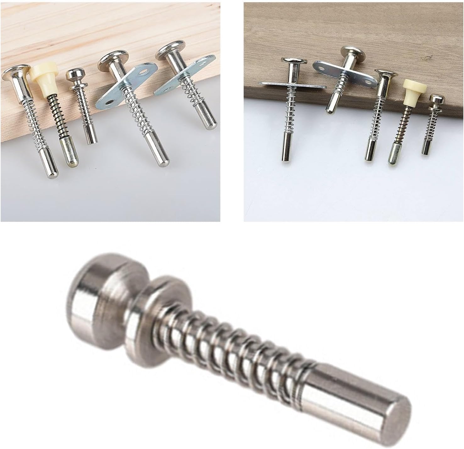 Spring Loaded Latch Pin Durable Replacement Hardware for Window Screen Parts 4cmx1cm