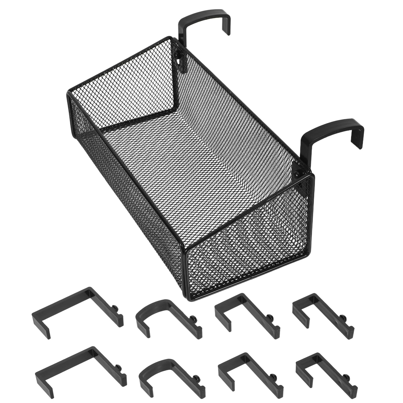 Panier de rangement en métal suspendu pour organiser les petits lits