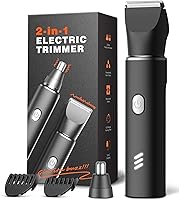 REYOLL Body Hair Trimmer for Men: Waterproof Manscape Electric Razor for Groin, Nose, Ear, Beard - USB-C Rechargeable, Travel Lock