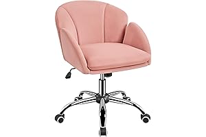 Yaheetech Youth-Friendly Pink Desk Chair for Personal Workspace Transformation