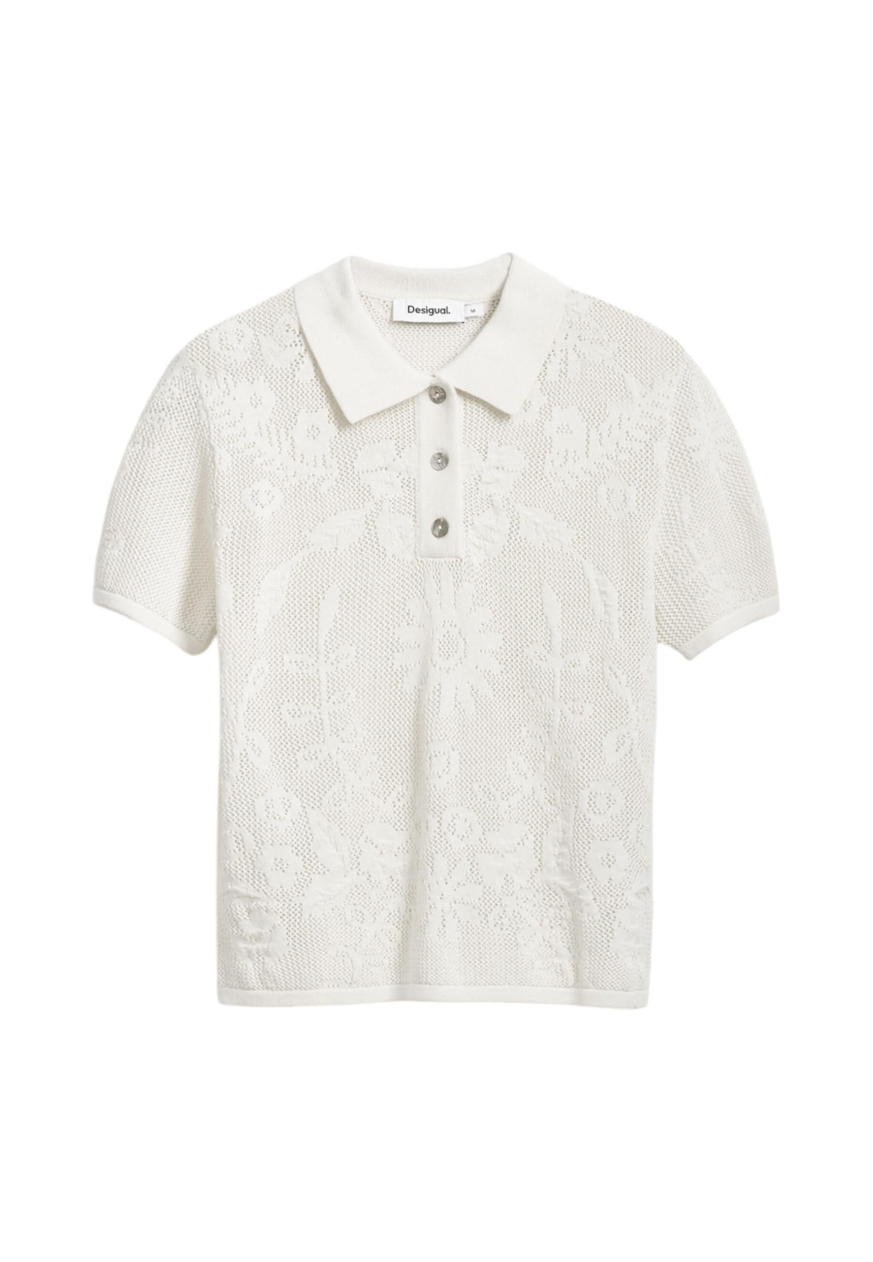Desigual TS_RAY, 1001 RAW, XL White