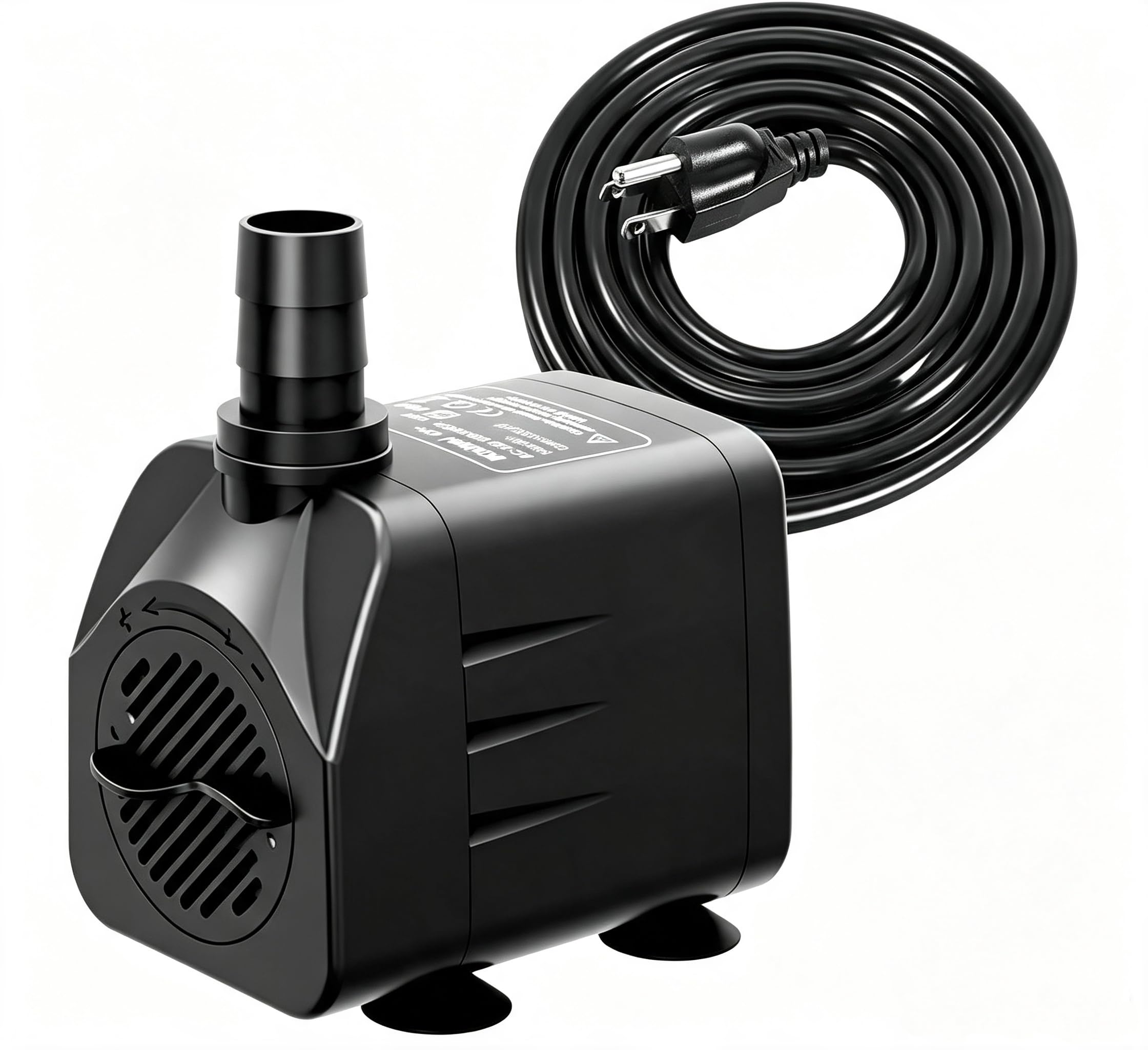 Bomba sumergible de 400 GPH, 25 W (1500 l/h), 2 m de alto ascensor para acuarios, tanques de peces, estanques de peces, fuentes de estanque, estatuas, fuentes de agua, fuentes