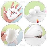 Portafogli Animali In Silicone Per Bambini - 4 Pezzi Impermeabili, Portamonete Divertenti E Colorati - Foto 12