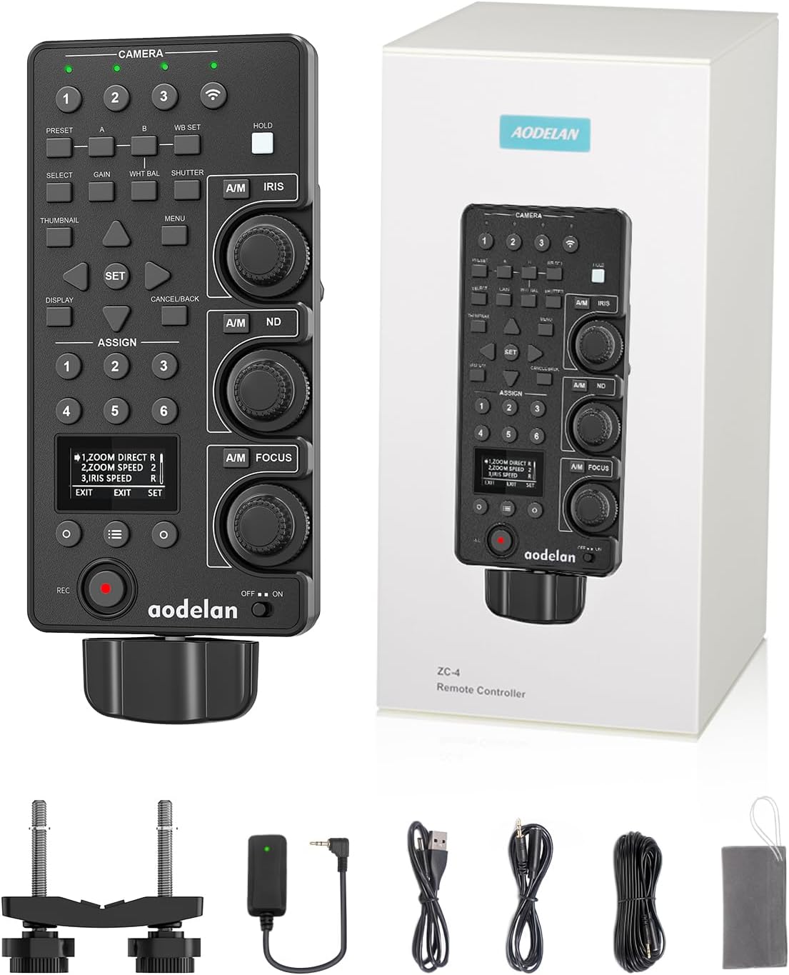 AODELAN ZC-4 Remote Controller and its packaging