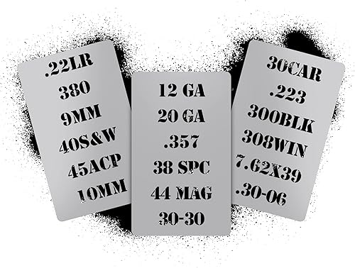 OST Plantillas de latas de munición Caja de munición personalizada Organizador de latas de munición Etiquetas para latas de munición surtidos