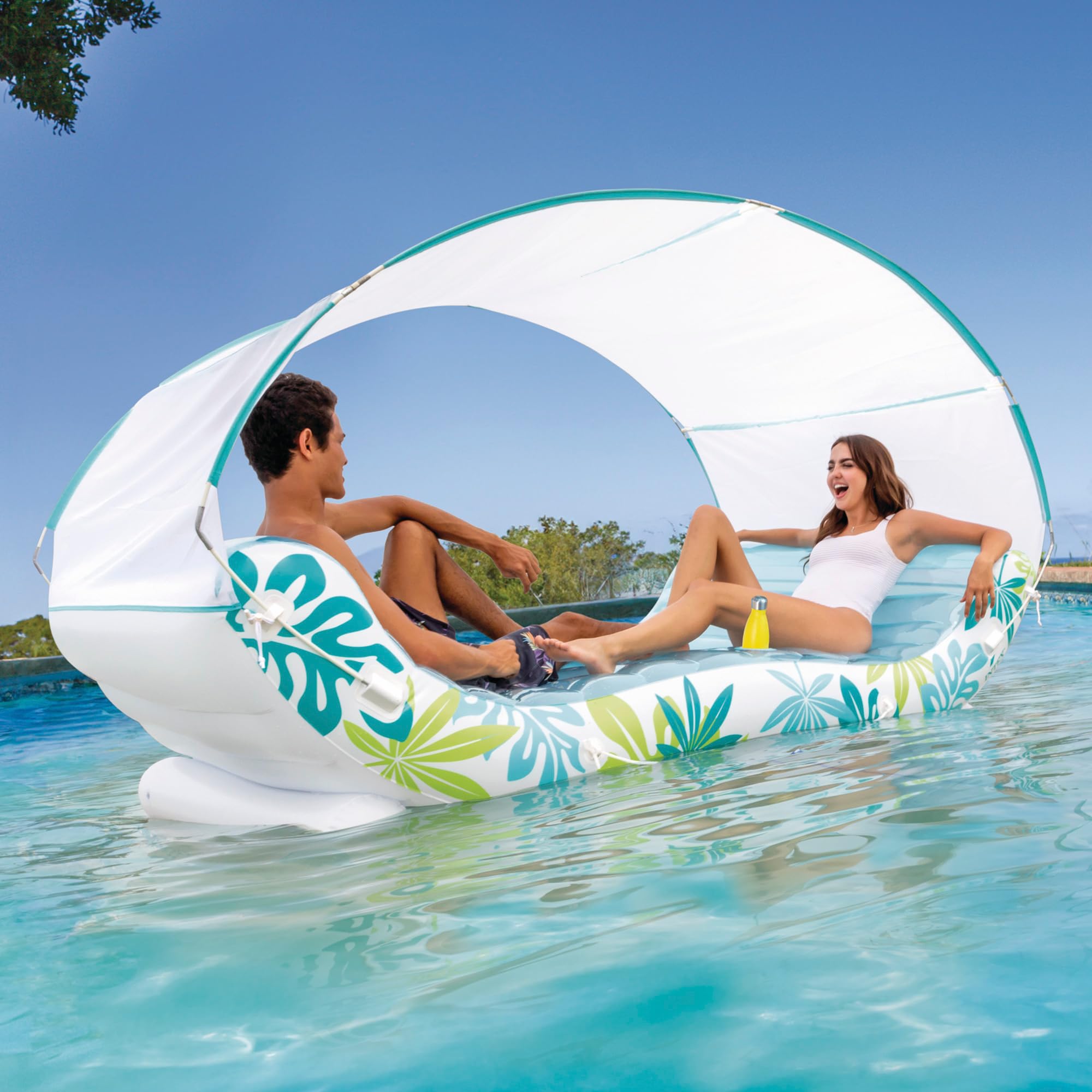 Intex Tropical Canopy Lounge, Inflated Size: 2.24m x 1.50m x 1.65m (56294EU)