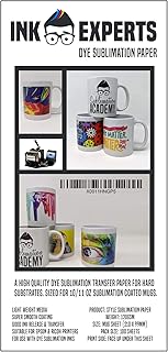 Ink Experts Style Mug Size Sublimation Paper 120gsm (100 Sheets)