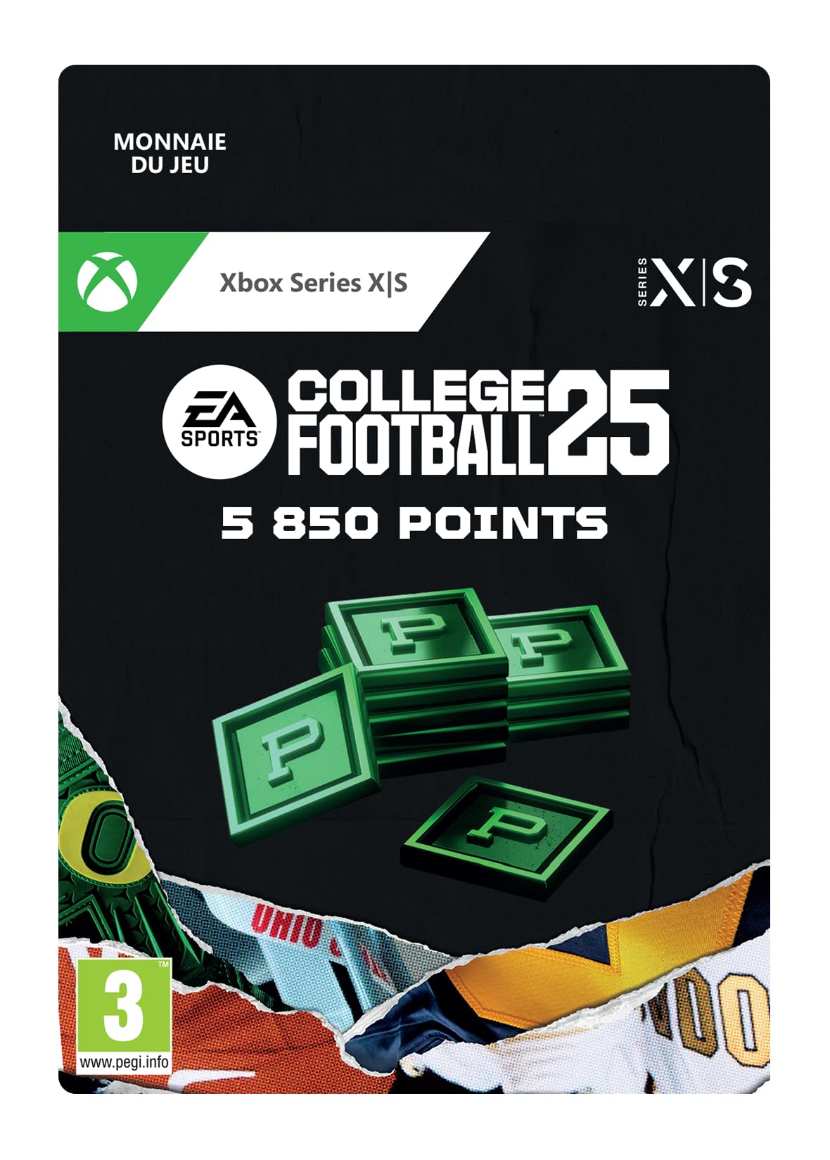 College Football 25: 5850 Points | Xbox Series X|S – Code jeu à télécharger