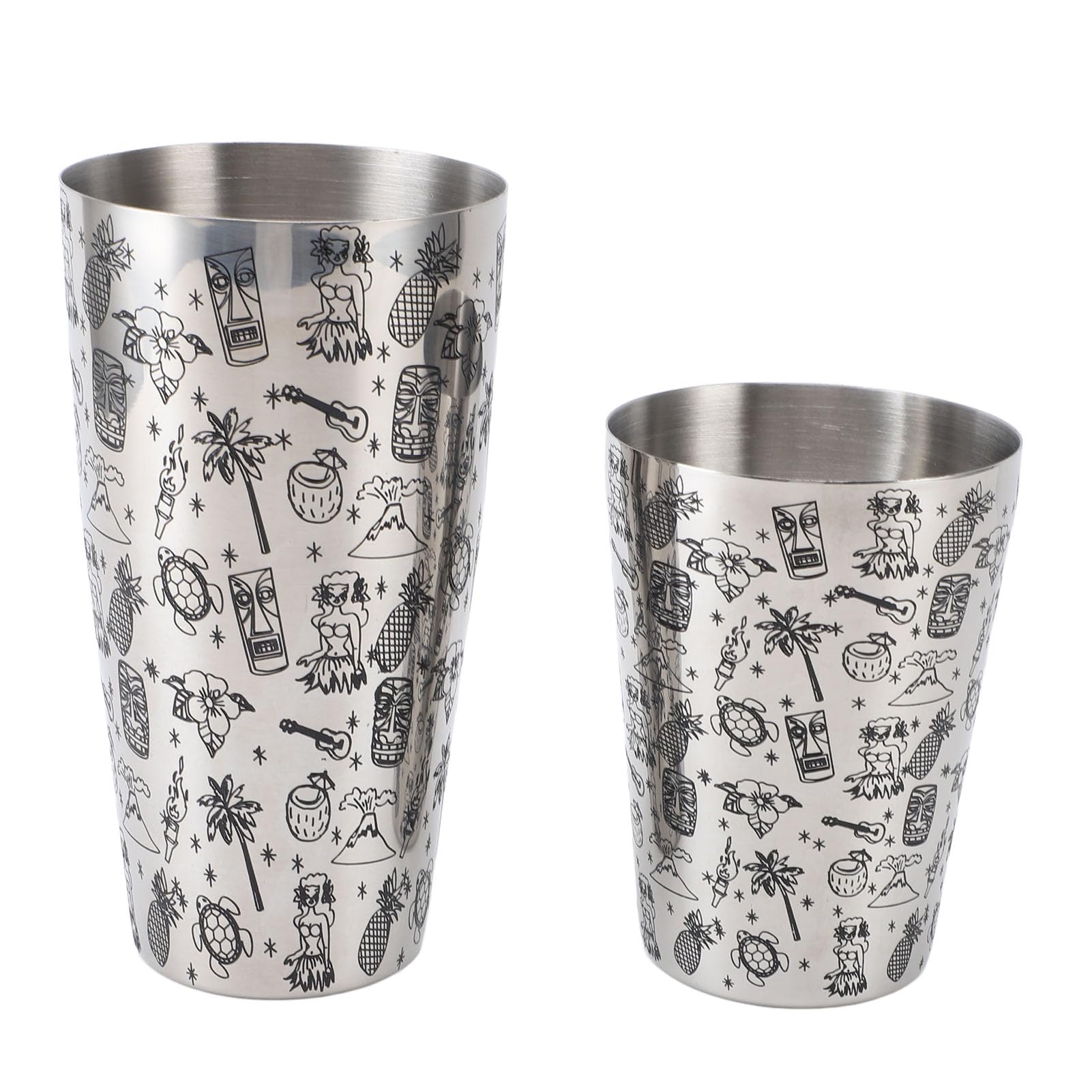 Set shaker per cocktail Boston Bar Shaker in acciaio inossidabile 304 di grande capacità, a prova di perdite e di lunga durata