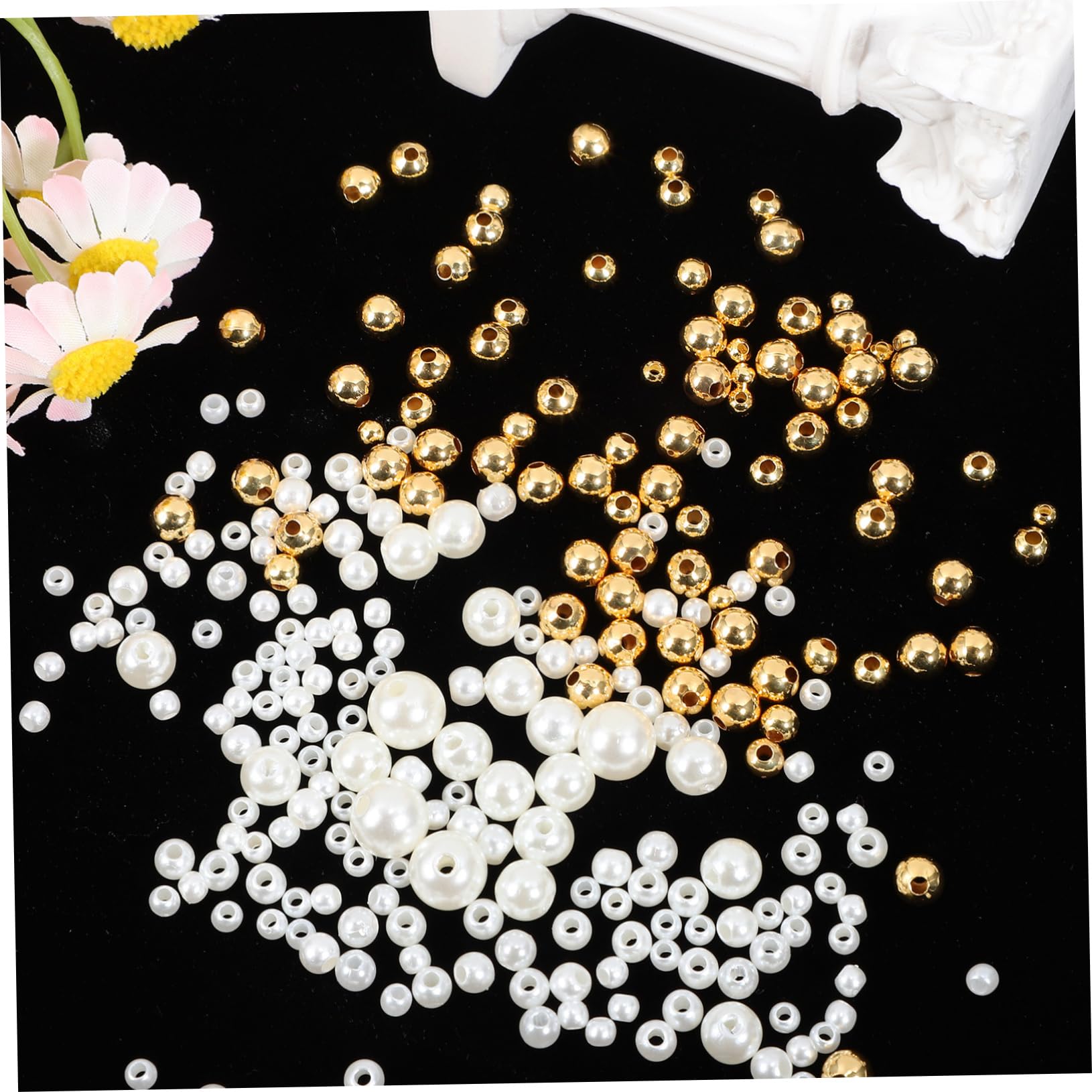 DOITOOL 3 Series Abalorios Joyería Espaciadoras Pequeñas Fabricación De Collares Y Accesorios De Manualidades 900 Piezas*3