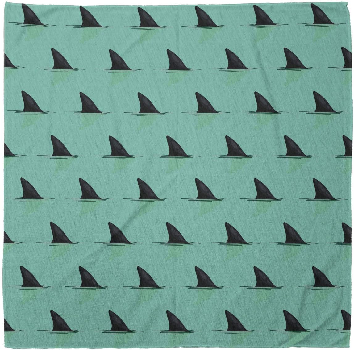 Lunarable Multicolor Unisex Bandana Seafoam Black 1