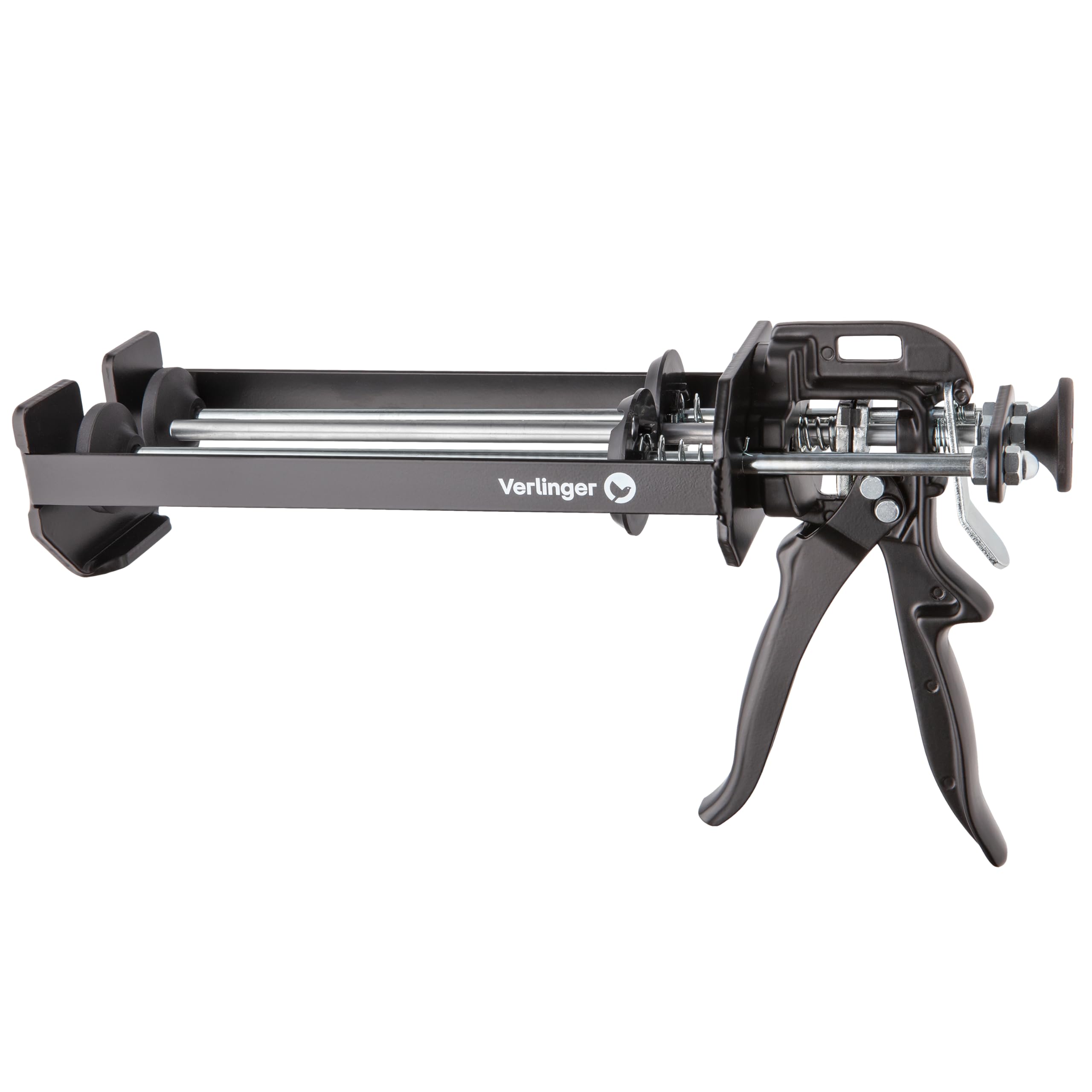 Dual Component Cartridge Gun For Epoxy Adhesives Epoxy Applicator Gun 26:1 Thrust Ratio Applying 2-part Materials Steel Aluminium Black Pro