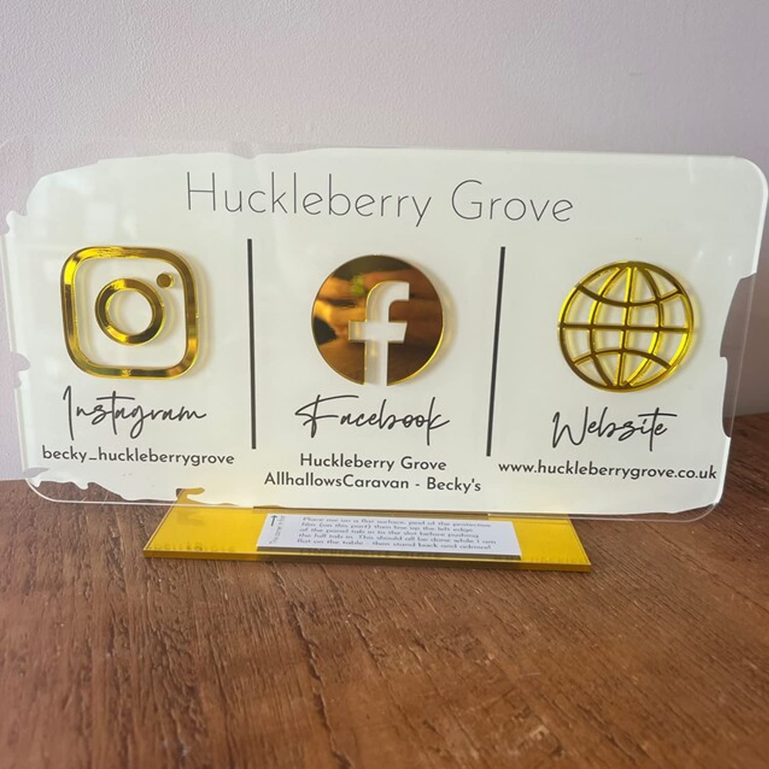 Custom Multi Business Social Media Sign Acrylic Scan to Pay Plaque Personalized Venmo Facebook Instagram QR Code Sign Salon Beauty Sign Hairdressers Beautician Payment Sign (Clear)