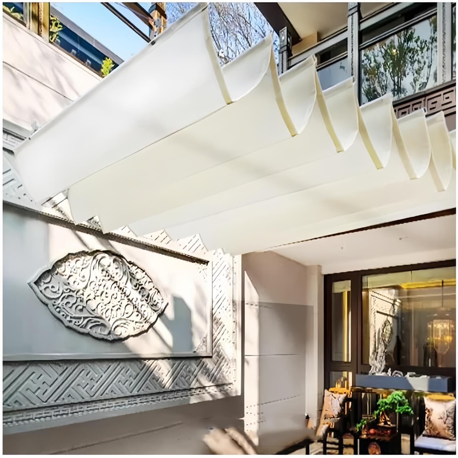 Voile d'ombrage rétractable pour terrasse et jardin : créez un coin de fraîcheur en plein été