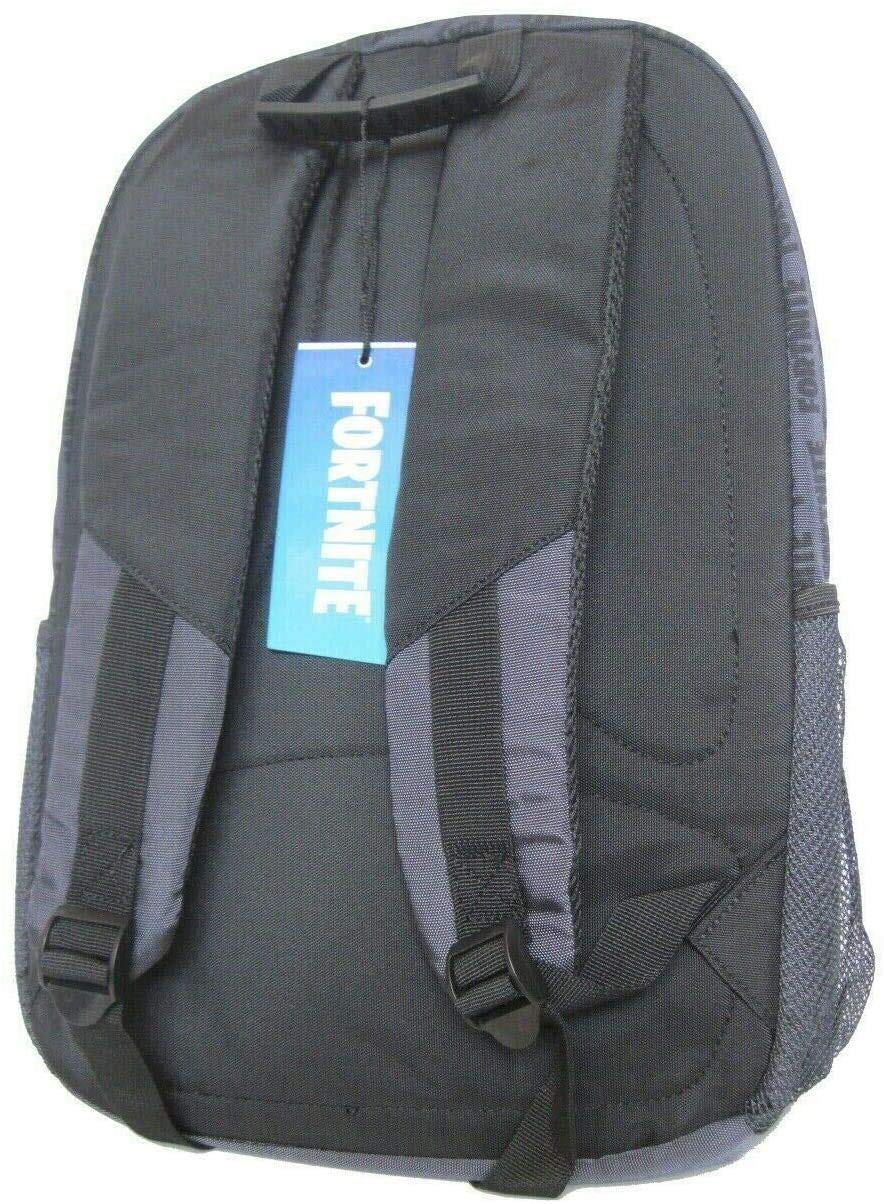 Panini spa Schoolpack Zaino Scuola Compatibile con Fortnite Nero 42x30x15 cm + Astuccio 3 Zip Completo + Diario 12 Mesi Non Datato + Penna Colorata Omaggio