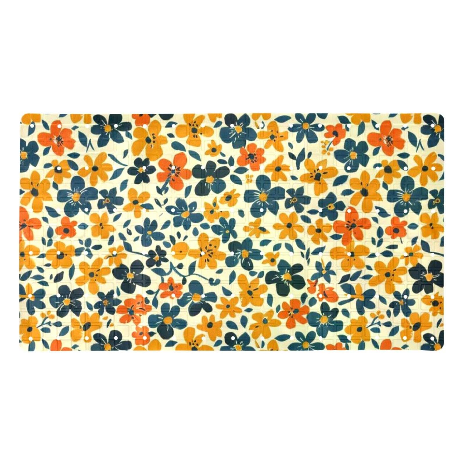 Tapis de bain séchage rapide et ventouses en PVC