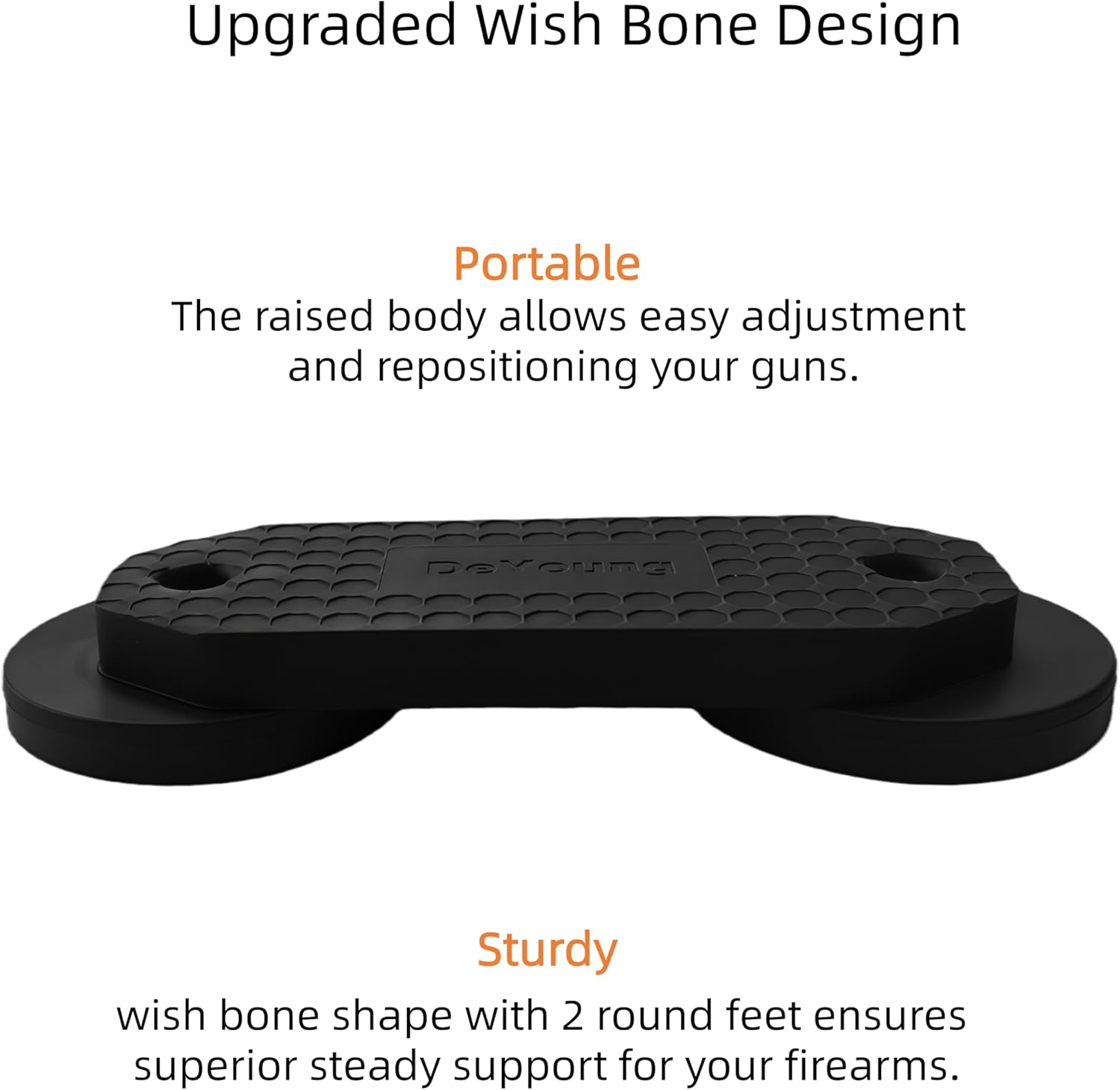 Double-Sided Magnetic Gun Rack - 56lbs Rated Gun Mount, No Drill or Adhesive Tape Needed, Scratch-Proof and Portable Design for Rifles, Pistols, Magazines - Indoor Gun Safe Organization