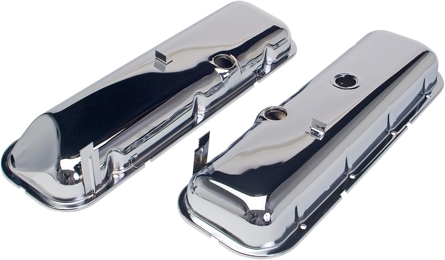 Trans-Dapt 9504 Chrome Valve Covers - Set of 2