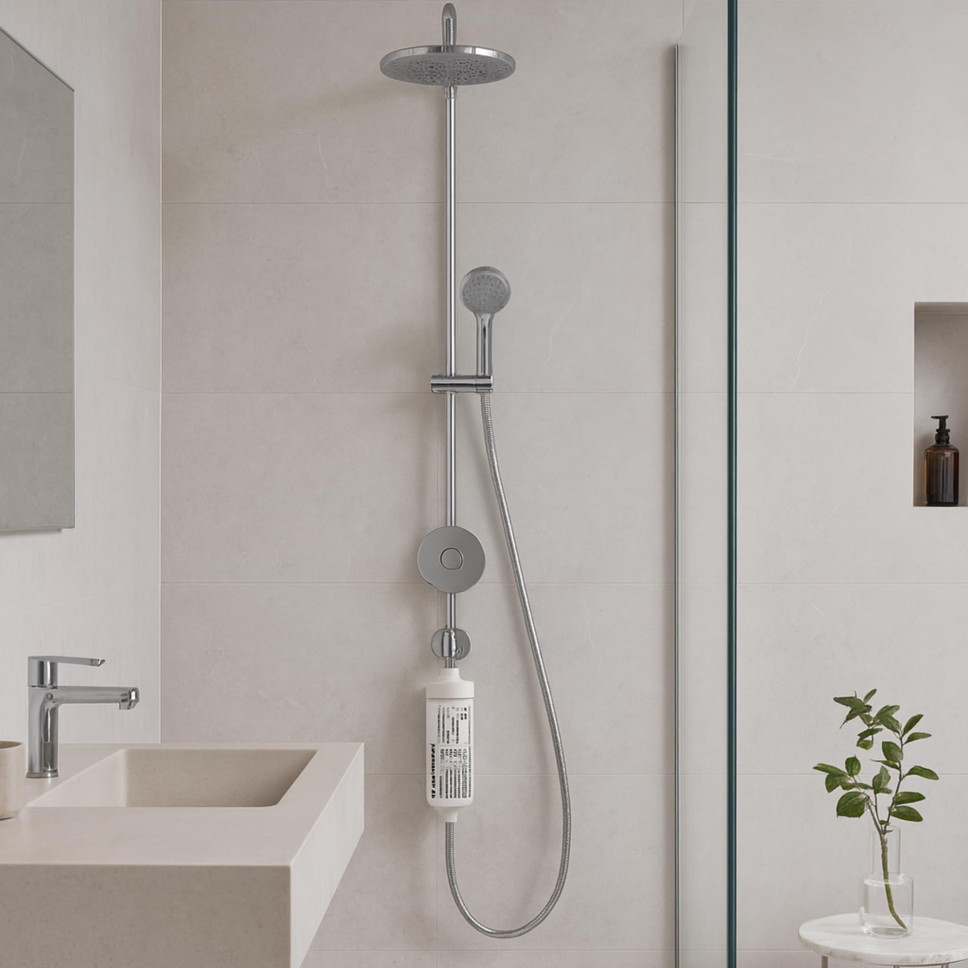 BWT Filtro universal B-Safe | filtro mecánico de seguridad Legionella con micromembrana de fibra hueca Dead-End | Prefiltro de 200 µm | Fácil montaje | Conexión ½" | 4 semanas de vida útil