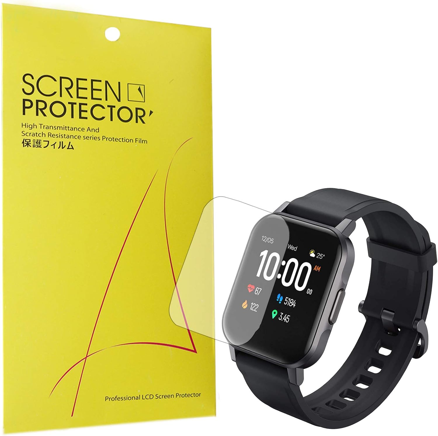 Amazon.com: Compatible for AUKEY LS02 Screen Protector, [6 Pack] YOUkei  Premium High Definition Ultra HD Film Compatible for AUKEY smartwatch (6  pack) : Cell Phones \u0026 Accessories