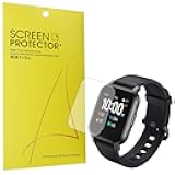 Compatible for AUKEY LS02 Screen Protector, [6 Pack] YOUkei Premium High Definition Ultra HD Film Compatible for AUKEY smartwatch (6 pack)