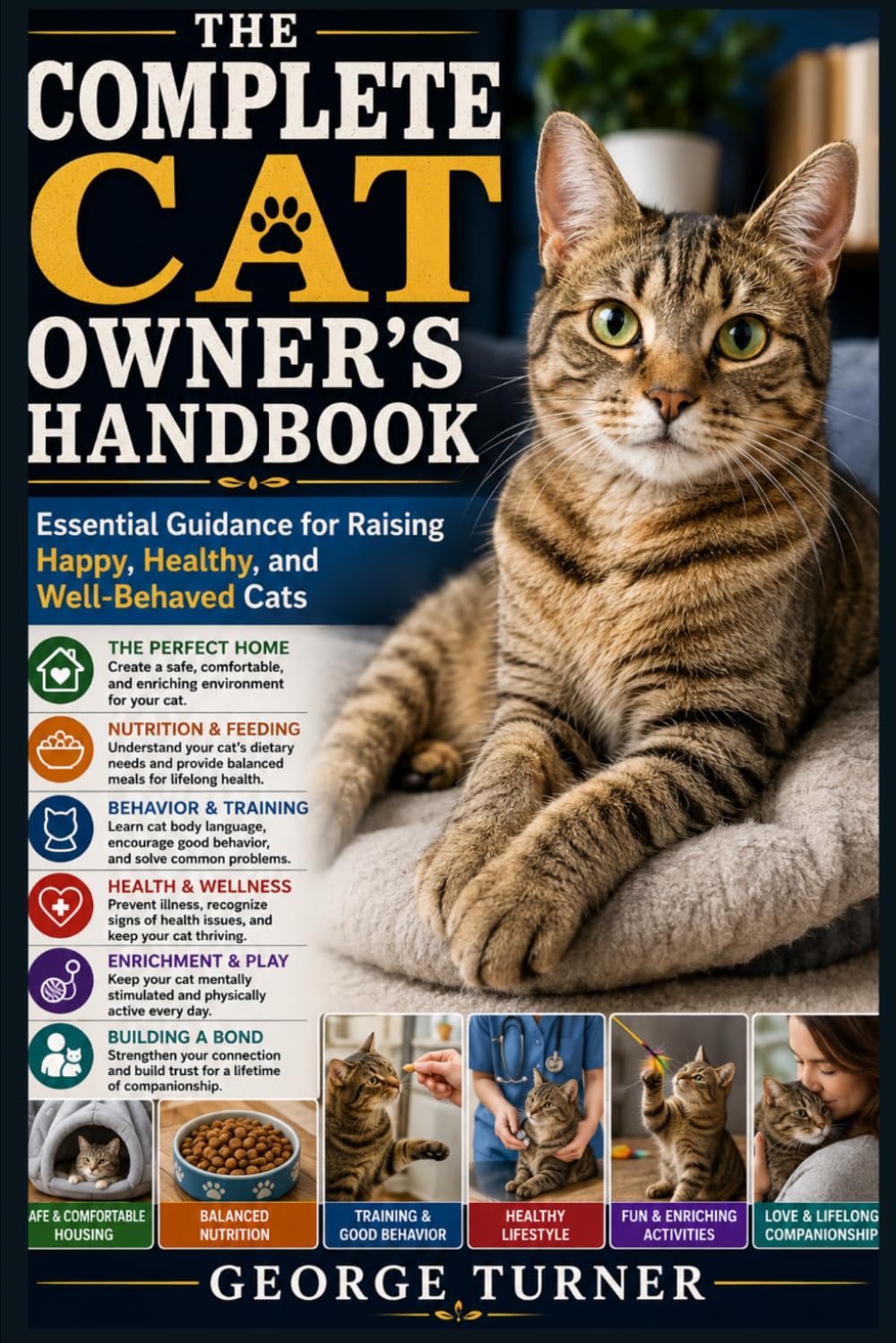 The Complete Cat Owner’s Handbook: Essential Guidance for Raising Happy, Healthy, and Well-Behaved Cats