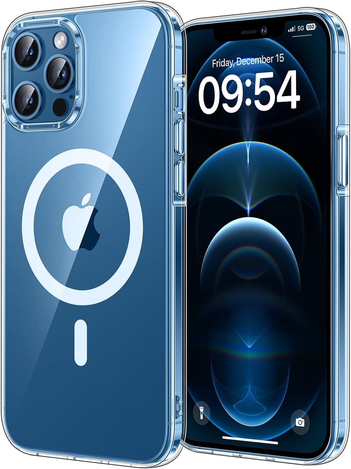 TAURI for iPhone 12 Pro Max Case Compatible with MagSafe, Clear