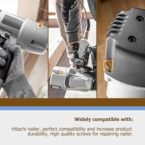 Miniatura 7 de LEFITPA Paquete de 4 tornillos hexagonales 883-507 HD M6 x 25 para piezas superiores para clavadoras Hitachi NR83AA3 NV83A2 NR83A2 (S) NR83AA2