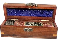 Vista 3 de Trabajo de pátina hecho a mano en caleidoscopio de latón con caja de madera - Acabado de pátina de aspecto vintage - Caleidoscopio - Espejo 3D vista