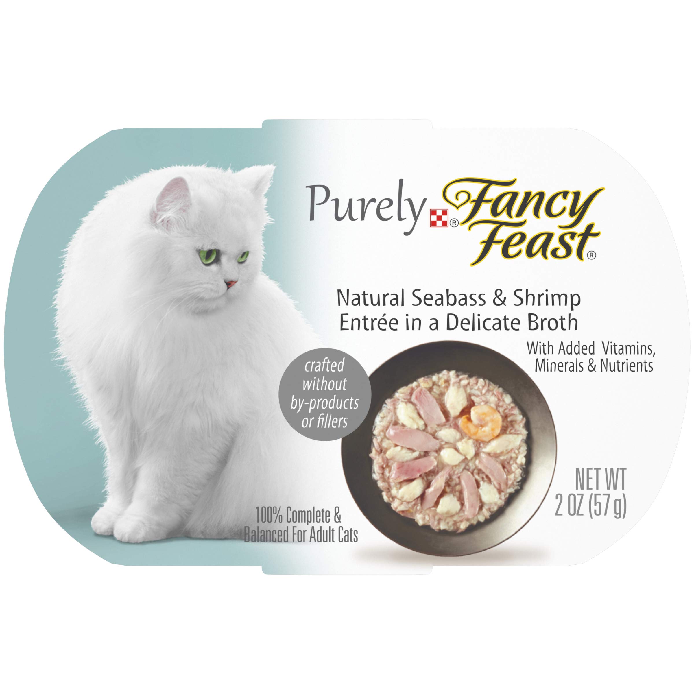 Purina Fancy Feast Purely Natural Entrees in a Delicate Broth Adult Wet Cat Food