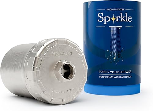 Aquasure Filtro de ducha de alta capacidad de 10,000 galones para cabello, piel y uñas más saludables, mejora la piel seca con picazón, reduce la